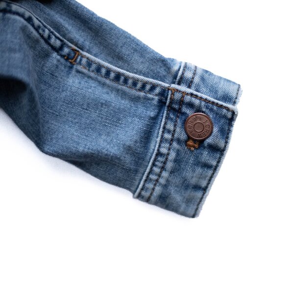 Crewcuts by J.Crew Girls Denim Jean Jacket M (8-9) Classic Blue Casual - Picture 2 of 8